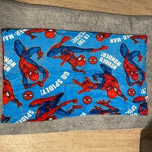 Mid Used: Spiderman Fleece Blanket - Warm and Cozy Spider-Man Throw